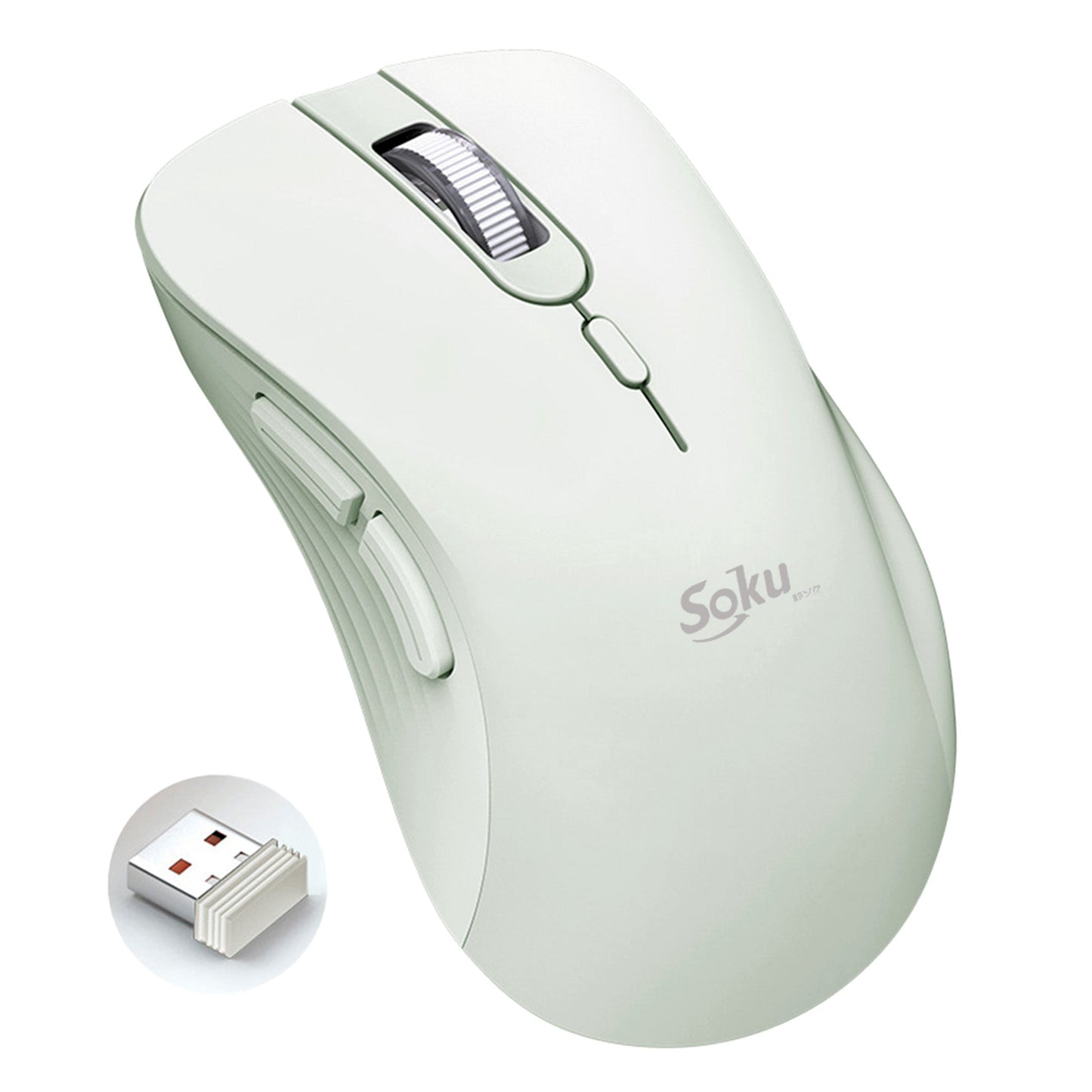 Soku Raton Inalambrico Para Batería Recargable Dpi Ajustable