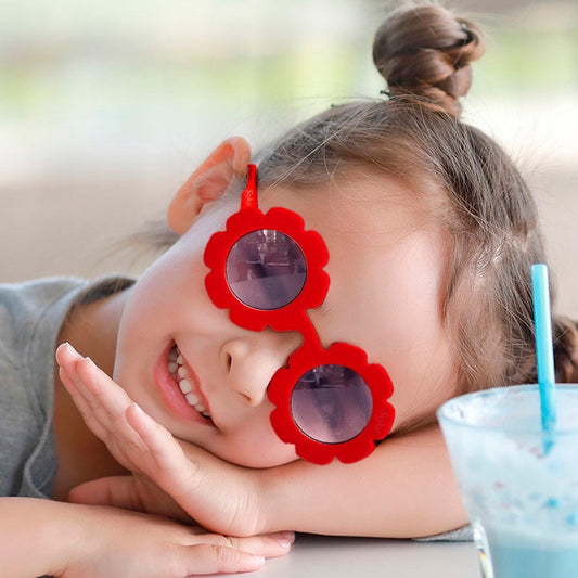 Lentes Niñas Gafas Sol Flor Regalo Infantil Mayoreo