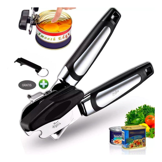Abrelatas Mágico 3 En 1 Acero Inoxidable Original + Regalo