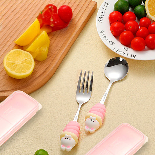 Soku Cubiertos Niños Personalizado Regalo Lonche Kawaii