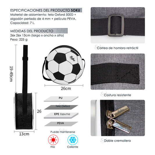Soku Fútbol Lonchera Infantil