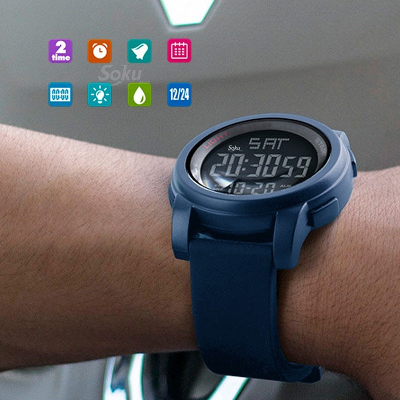 Reloj Digital Deportivo Dual Cronometro Sumergible Sk
