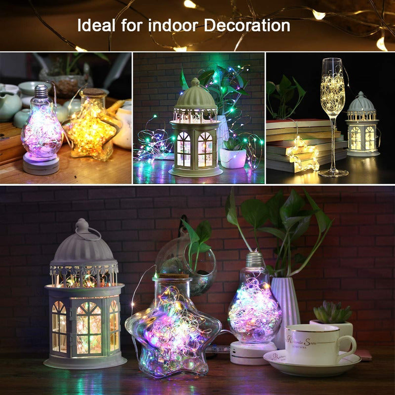 Tira Luces Decorativas Multicolor Usb 100 Led 10m Control