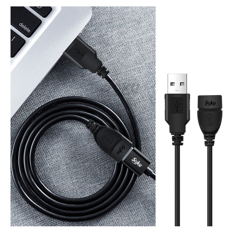 Cable Extensión Usb 2.0 Macho A Hembra High Performance 3 M