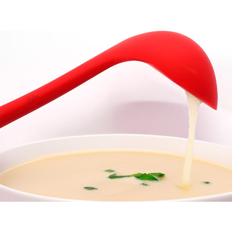 Soku Cucharon Sopa Salsa Pastel Silicon Sin Bpa Cocina Chef