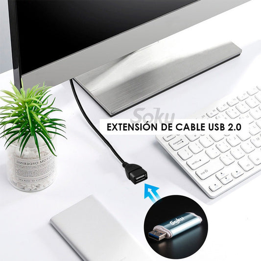Cable Extensión Usb 2.0 Macho A Hembra High Performance 1.5m