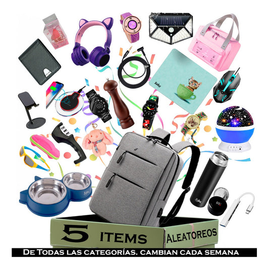 5 Items Caja Regalo Misteriosa Electronicos Y Más