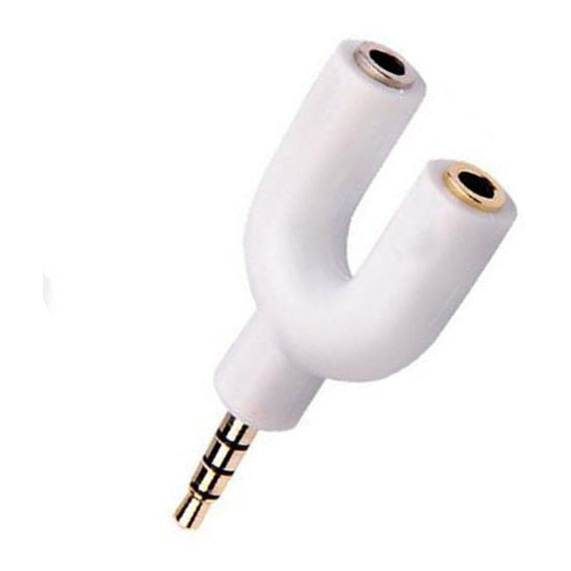 Mini Adaptador Divisor Audio Microfono Bocinas Calidad Wh