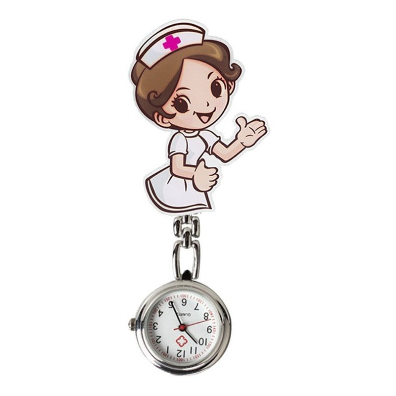 10 Reloj Enfermera Metal Broche Medico Mujer Lote Mayoreo