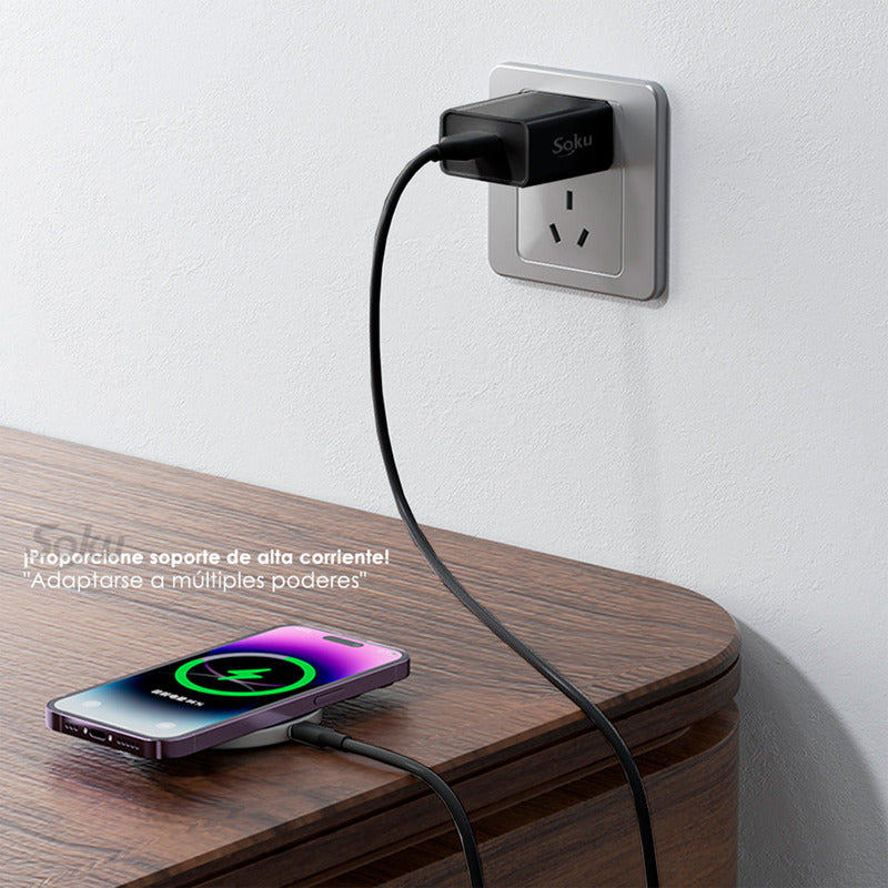 Soku Cargador Carga Rapida Usb 5v 3a 15w 100% Certificado