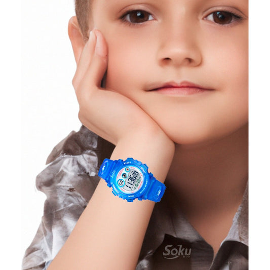 Reloj Infantil Niño Niña Led 50m Contra Agua Calidad Nado Sk