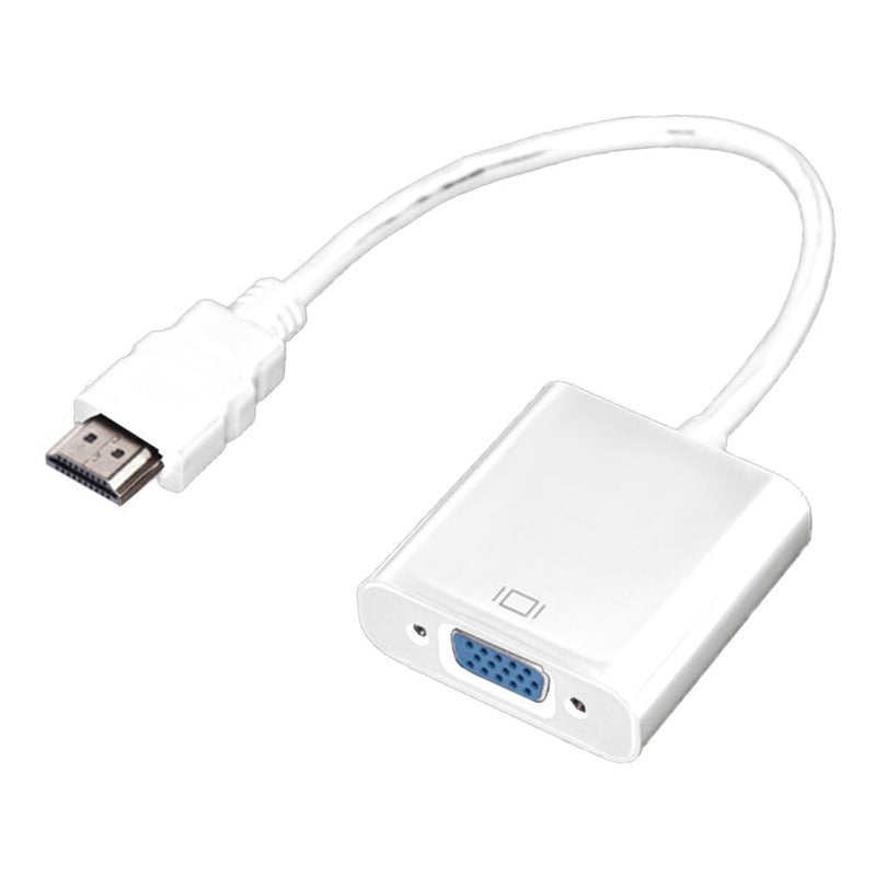Hdmi A Vga Cable Convertidor Tv Inteligente Pc A Tableta Aux