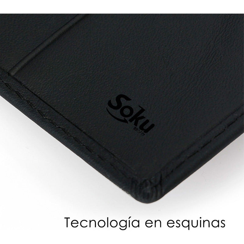 Cartera Billetera Funda Viaje Pasaporte Antirrobo Piel Rfid