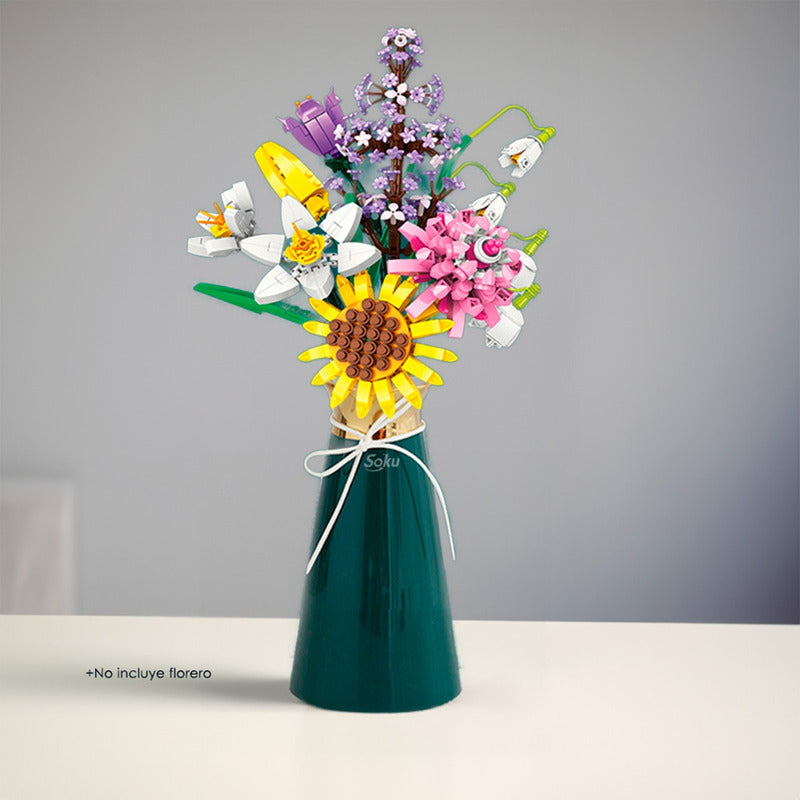 Soku Flores Perpetuas Bloques Pro Bouquet Extra Grande