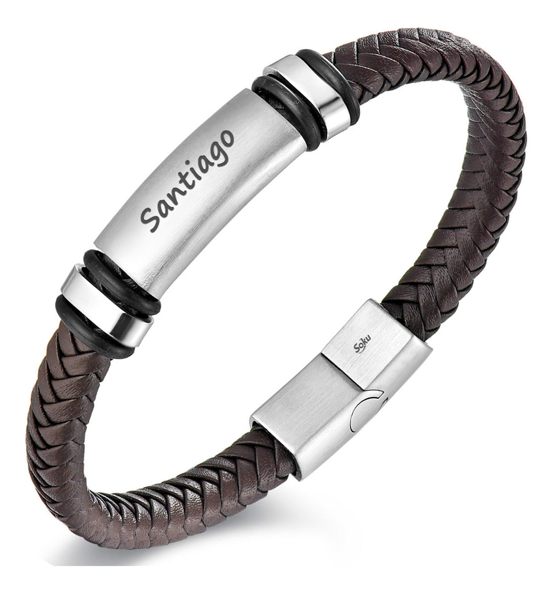 Soku Pulsera Personalizada Inoxidable Ligera Micro Piel Pro