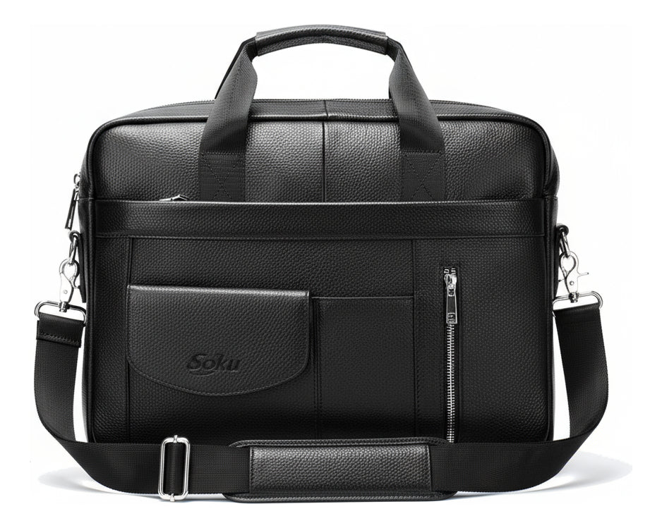 Portafolio Para Mac Laptop Pro Piel Genuina Calidad Soku