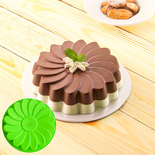 Soku Molde Silicona Flor Rosca Gelatinas Repostería