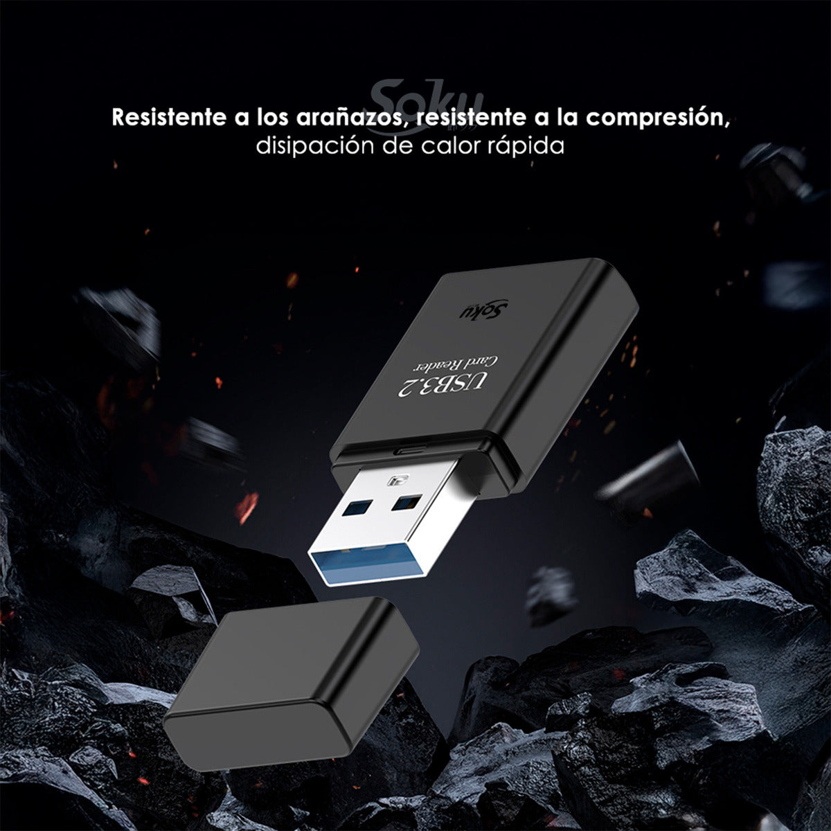Soku Lector Tarjeta Micro Sd Tf A Usb 3.2 Otg Rápido Veloz