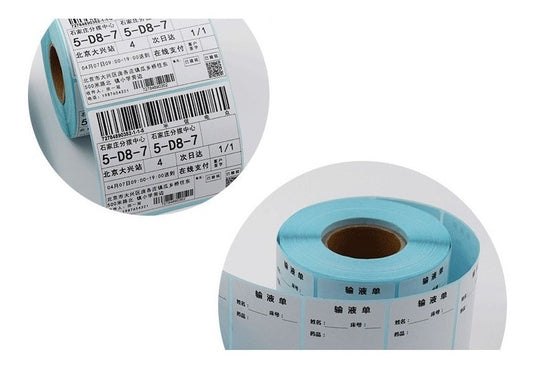 Rollo 1000 Etiquetas Térmicas Directas 2x1 In 50x25 Mm Full