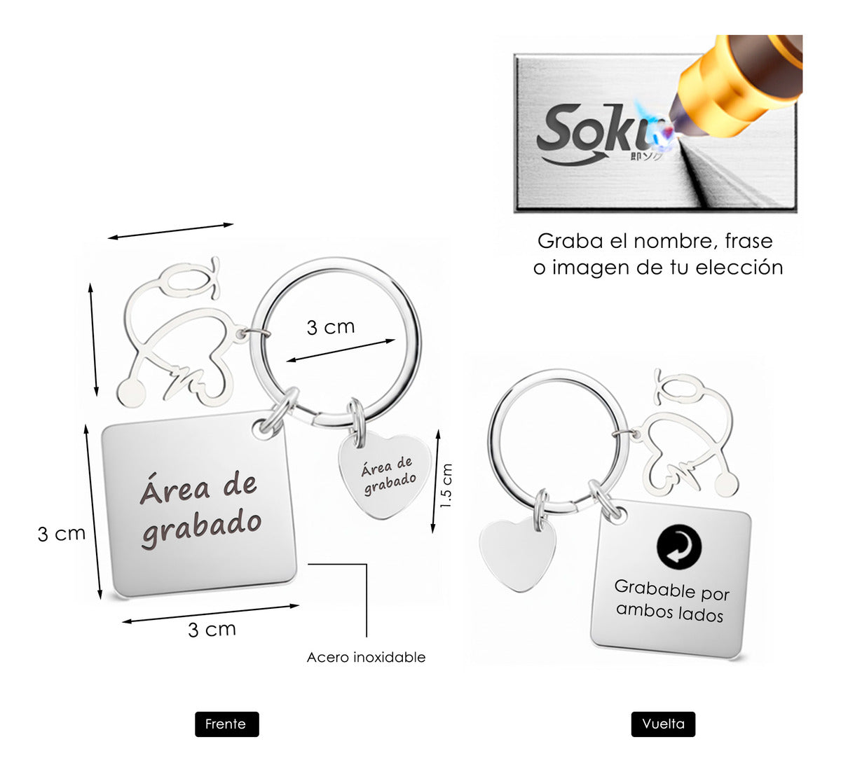 Soku Llavero Avatar Meme Dedicatoria Personalizada Inoxi