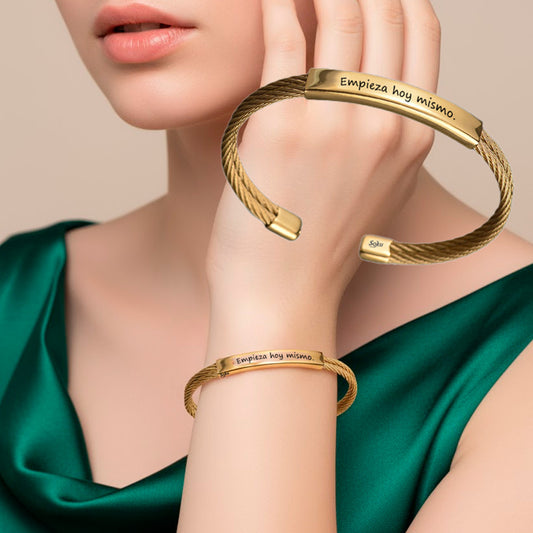 Soku Pulsera Mensaje Personalizado Dedicatoria Amor Motiva