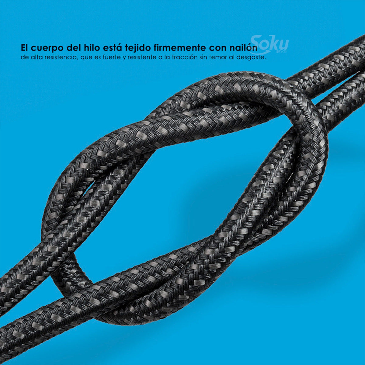 Soku Cable 2 Usb Tipo C 100w 20v 5a Ps Chip Para iPhone 15