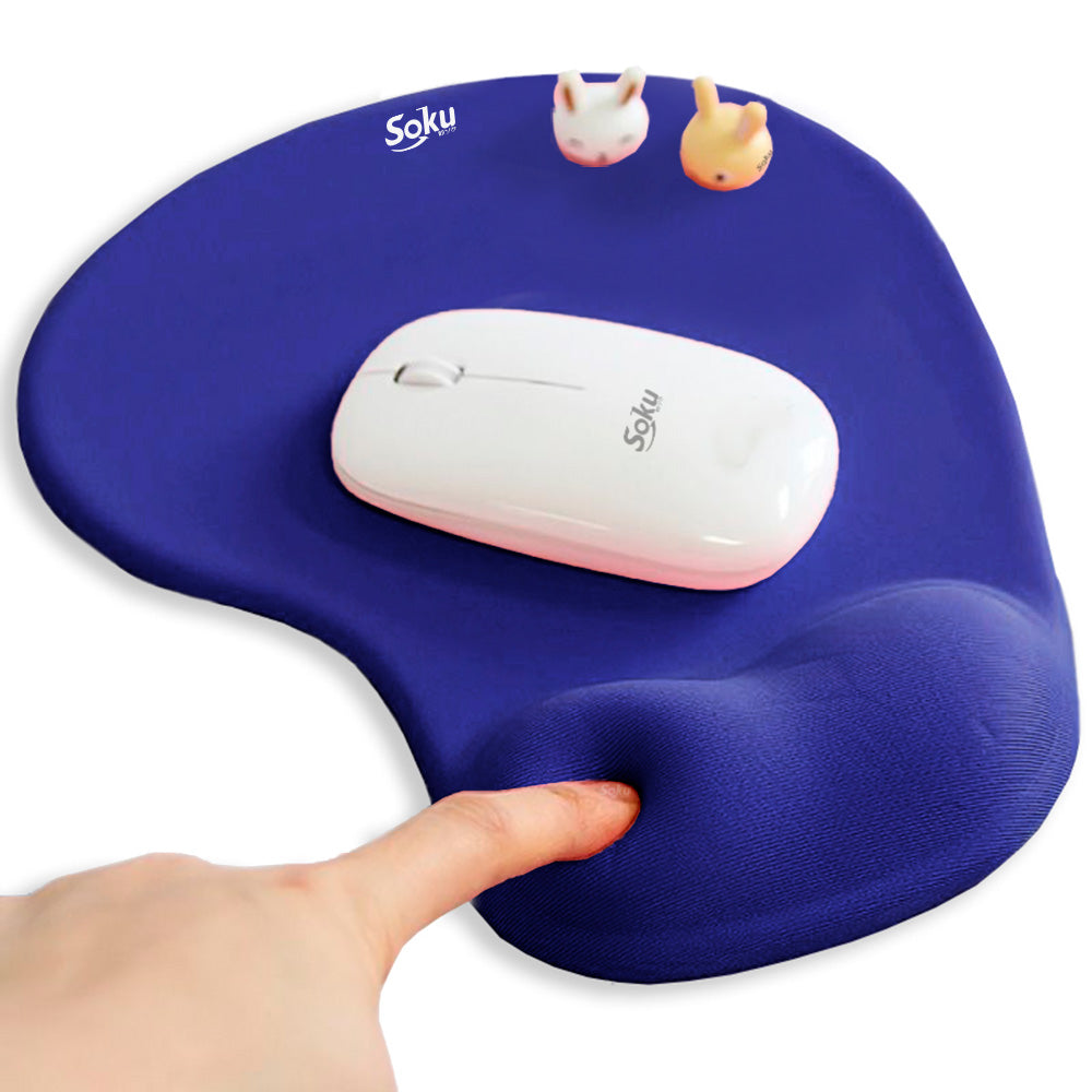 Tapete Ergonomico Para Raton De Gel Silicon Antideslizante