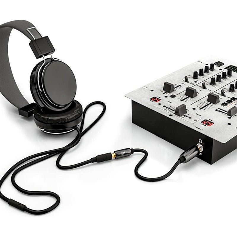 Soku Cable 6.35mm Amplificador Mezcladora Dj Hifi 2m