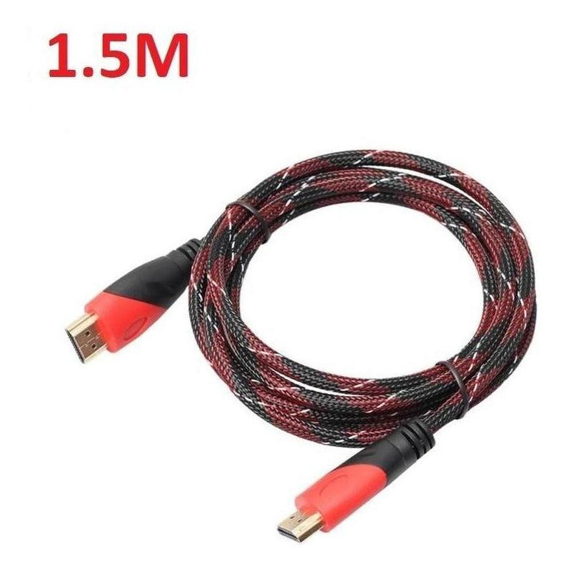 Cable Hdmi Uso Rudo Full Hd Pantalla Laptop Pc Xbox Ps4 1.5m