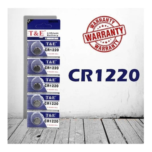 100 Baterías Pilas De Litio De Botón Cr1220 3 V Calidad
