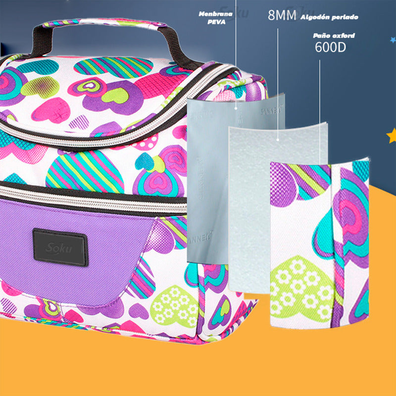 Soku Lonchera Infantil Triple Protección Extra Durable