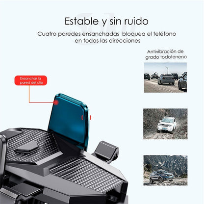 Soporte Brazo Firme Universal Porta Celular Auto 2 En 1