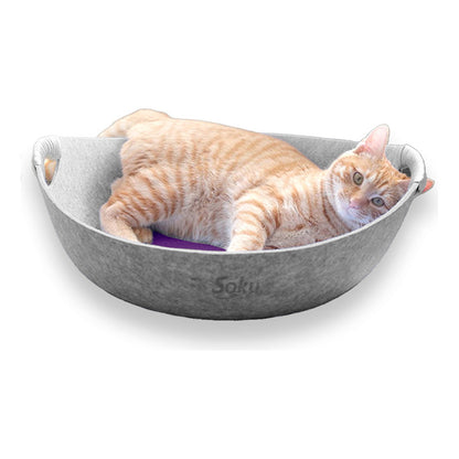 Soku Cama Gato Mascota Cesto Tapete Verano Invierno Calidad
