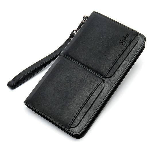 Soku Cartera Larga Piel Genuina Porta Celular Todo Ejecutiva