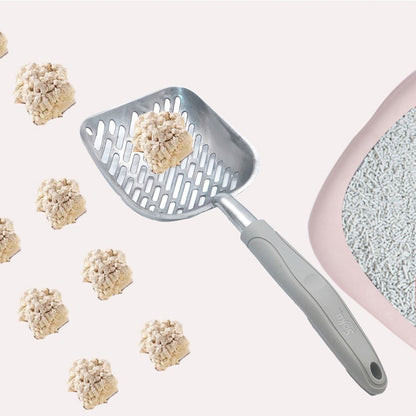 Pala Aluminio Arenero Recogedora Heces Desechos Mascota Gato