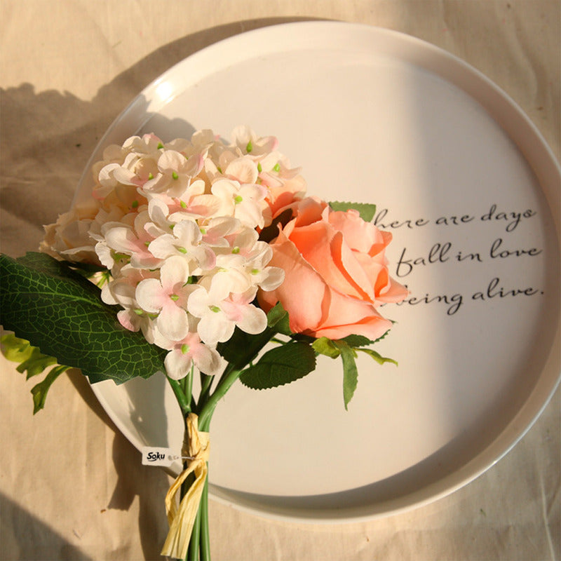 Soku Ramo Rosa Flores Quinceñera Boda Centro Mesa