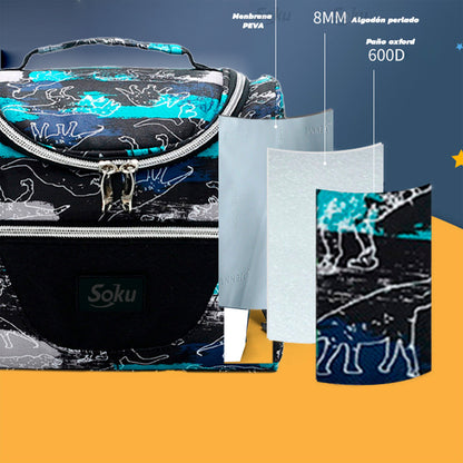 Soku Lonchera Infantil Triple Protección Extra Durable