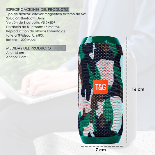 Bocina Altavoz Bluetooth Subwoofer Celular Contra Agua