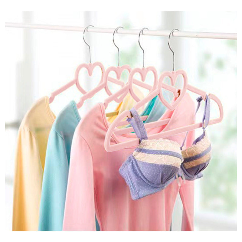 Soku 10 Ganchos Acero Terciopelo Organizador Closet Kawaii