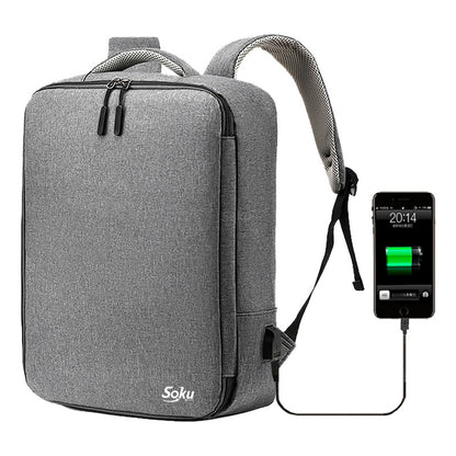 Soku Mochila  Premium Contra Agua  Minimalista Para Laptop