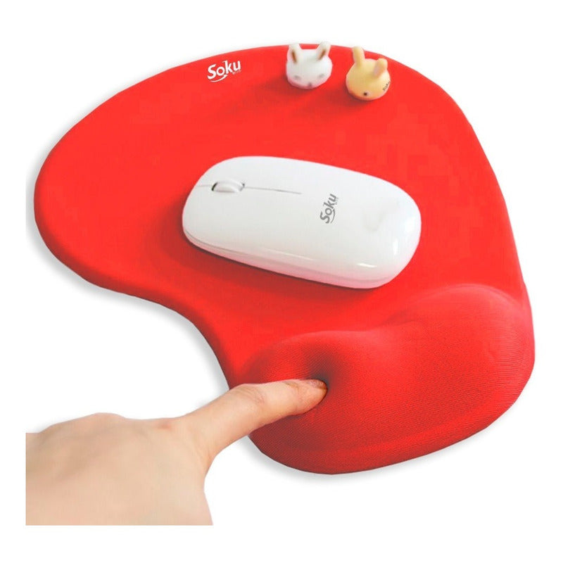 Tapete Ergonomico Para Raton De Gel Silicon Antideslizante