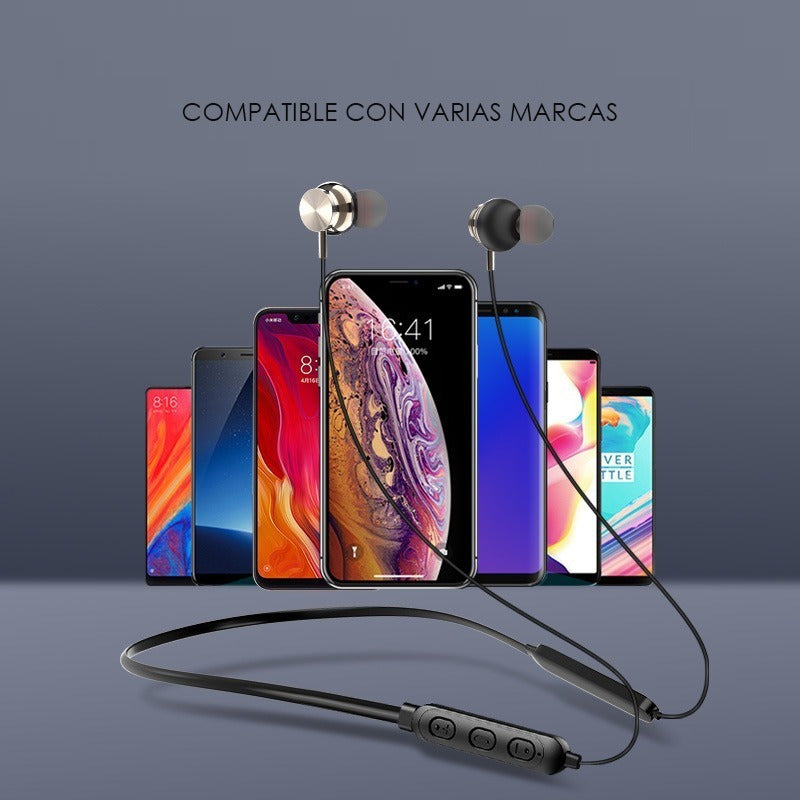 Audifonos Auriculares Sport Bluetooth V.5 Interfaz Micro Sd