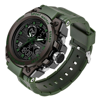 Reloj Digital Led Uso Rudo Shock Elegante Contra Agua Sd