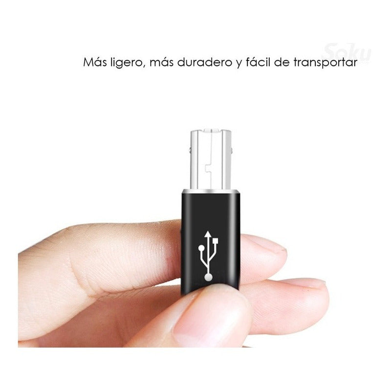 2 Adaptador Usb B Midi A Usb Tipo C Impresora Piano Musical