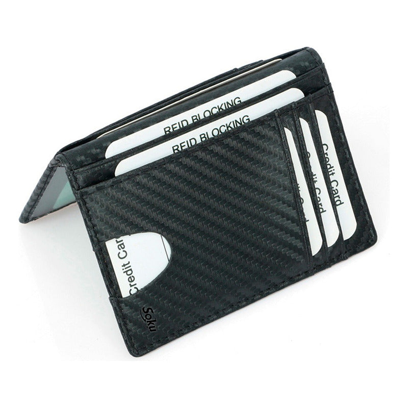 Cartera Slim Tarjetero Porta Licencia Antirrobo Rfid