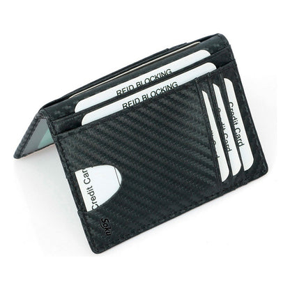 Cartera Slim Tarjetero Porta Licencia Antirrobo Rfid