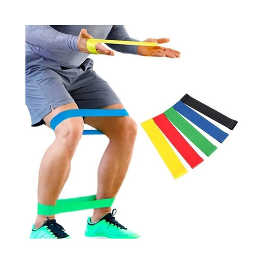 1 Banda De Resistencia Latex Fitness Yoga Ejercicio Casa