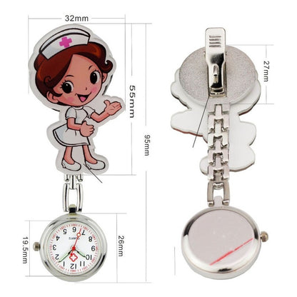 10 Reloj Enfermera Metal Broche Medico Mujer Lote Mayoreo