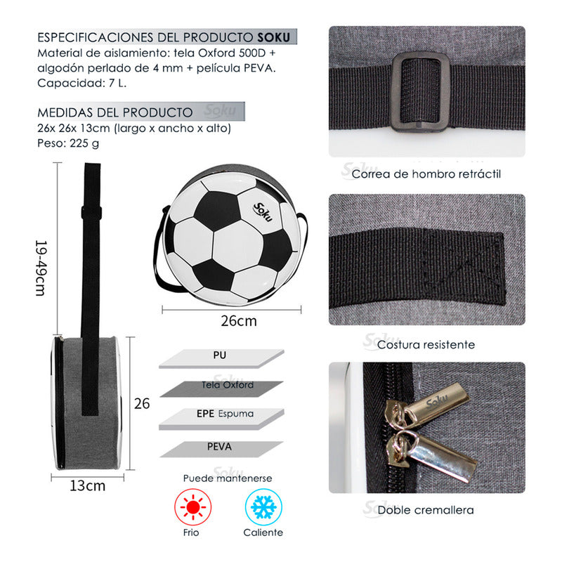 Soku Fútbol Lonchera Infantil