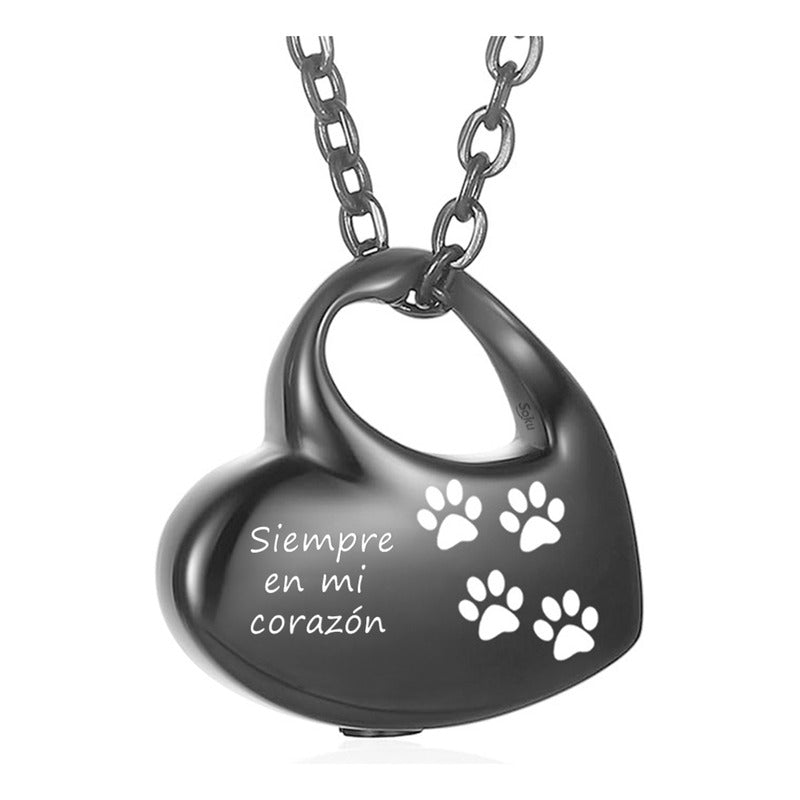 Soku Dije Personalizado Collar Cenizas Relicario Perro Gato